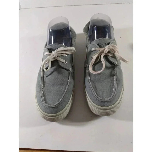 Sperry Top Slider Shoes Blue Lace Up Nautical Sz 9M - Picture 1 of 10